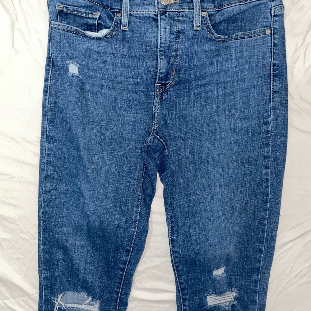 Levi's Blue Straight Leg Jeans Classic Denim Style - Picture 4 of 7